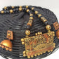 Terracotta Kerala Style Mansion Boat Pendant Long Necklace Set With Temple Earrings