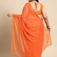Ahalyaa Women's Traditional wear Saree - Orange | Swadesiicart