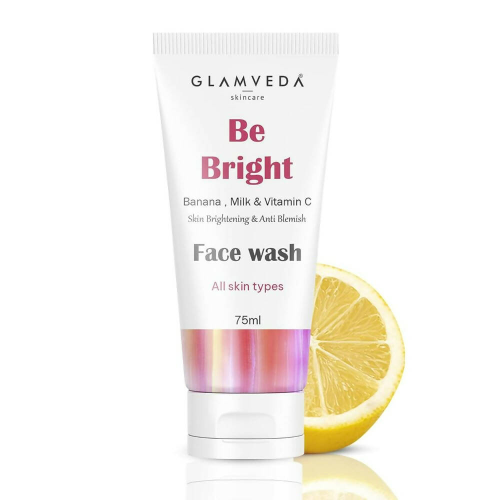 Glamveda Be Bright Skin Brighteing & Anti Blemish Face Wash - Swadesiicart