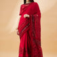Mauve Lycra Resham And Sequins Embroidery Saree - Norita Hit Design - Swadesiicart