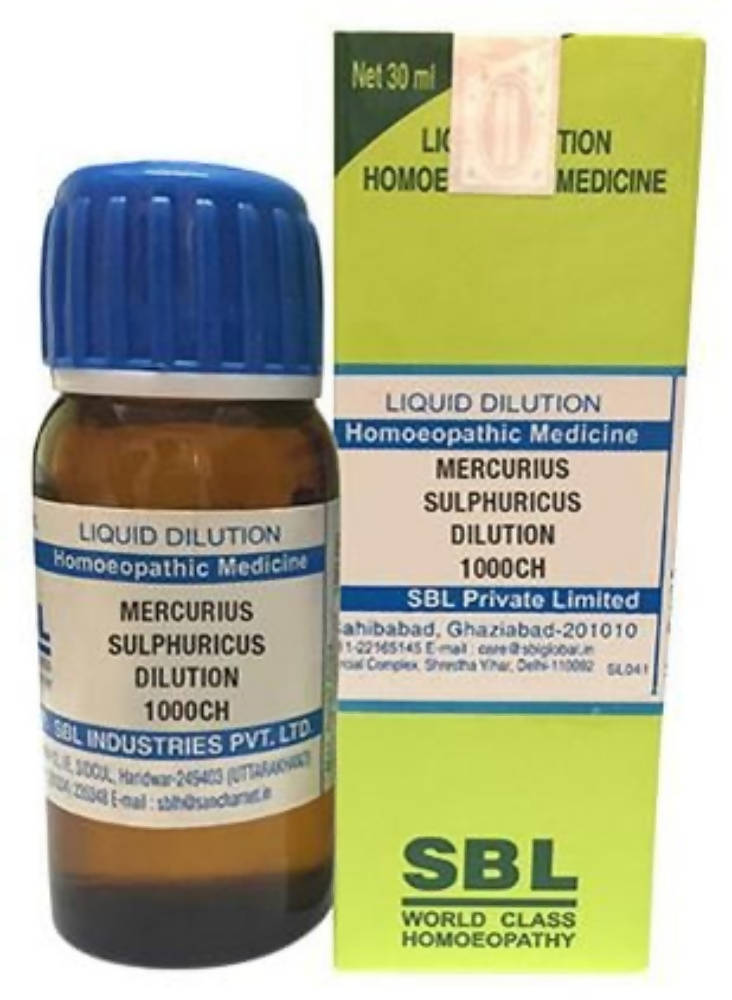 SBL Homeopathy Mercurius Sulphuricus Dilution | Swadesiicart