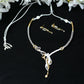 Mominos Fashion Johar Kamal Silver-Plated American Diamond Choker Set | Swadesiicart