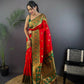 Joban Fashion Green Butti Banarasi Silk Sarees | Swadesiicart