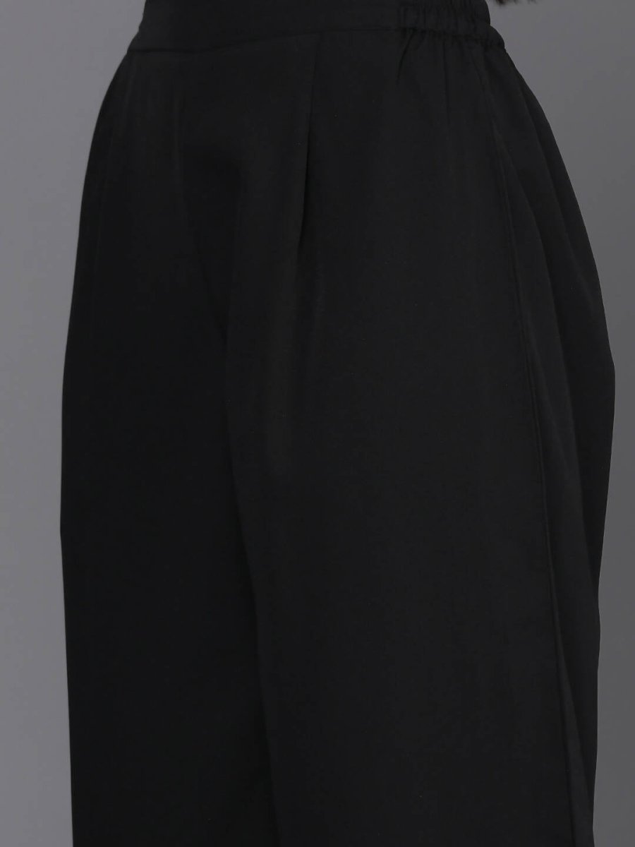 Ahalyaa Women's Traditional wear Kurta Set - Black | Swadesiicart