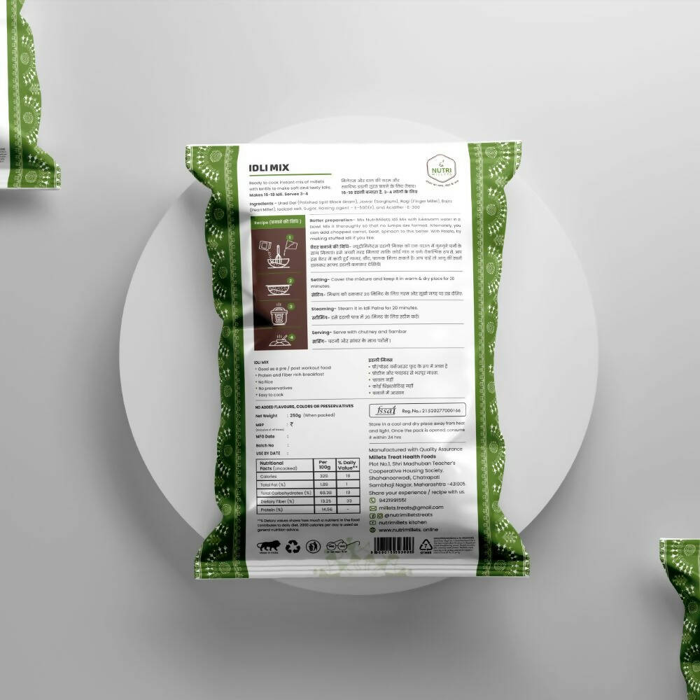 NutriMillets Idli Mix - Swadesiicart