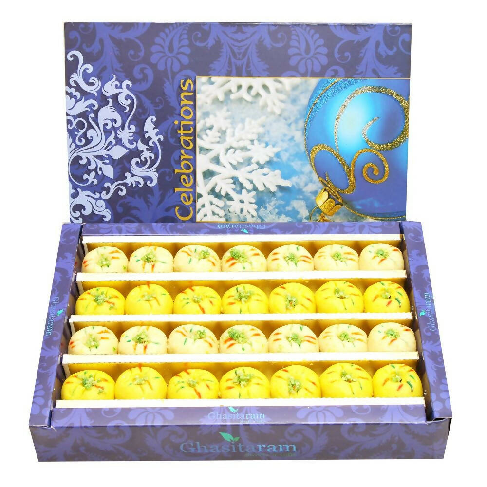Ghasitaram Sugarfree Mawa Peda Sweet Box | Swadesiicart
