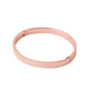 NVR Men's Rose Gold Metal Interlock Kada Bracelet - Swadesiicart