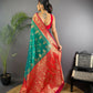 Joban Fashion Pink Butti Banarasi Silk Sarees | Swadesiicart