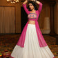 AI Fashion White Georgette Designer Navratri Wear Lehenga Choli Collection