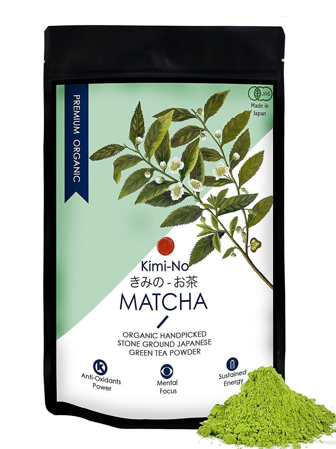 Wishcare Kimino Japanese Organic Premium Grade Matcha Green Tea Powder | Swadesiicart