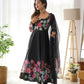 Joban Fashion Black Kurta Set Organza Sequin Embroidery Work - Swadesiicart