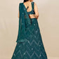 Jyoti Fashion Classy Bottle Green Georgette 3MM Sequins with Thread Embroidery Lehenga Choli with Dupatta | Swadesiicart