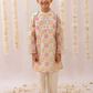 Lil Drama Mishti Off White Kurta Pyjama Set For Boys | Swadesiicart