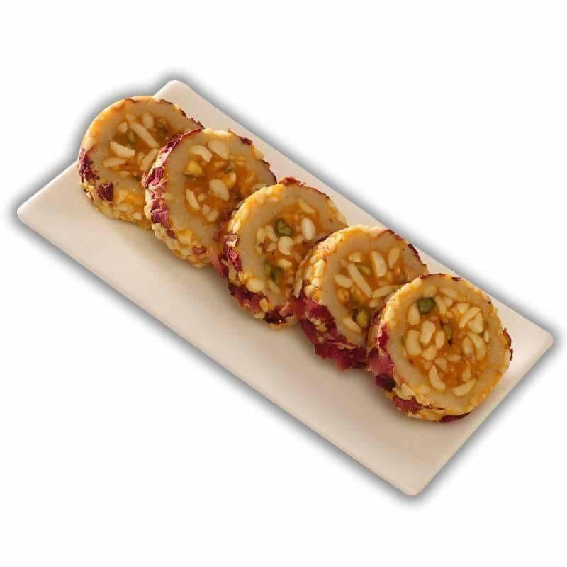 Dadu's - Rose Kaju Roll | Swadesiicart