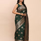 Astita Banarasi Silk Green Saree | Swadesiicart