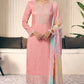Anaita Peach Embroidered Silk Stitched Salwar Suit