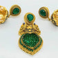 Green Matt Finish Pendant Set | Swadesiicart