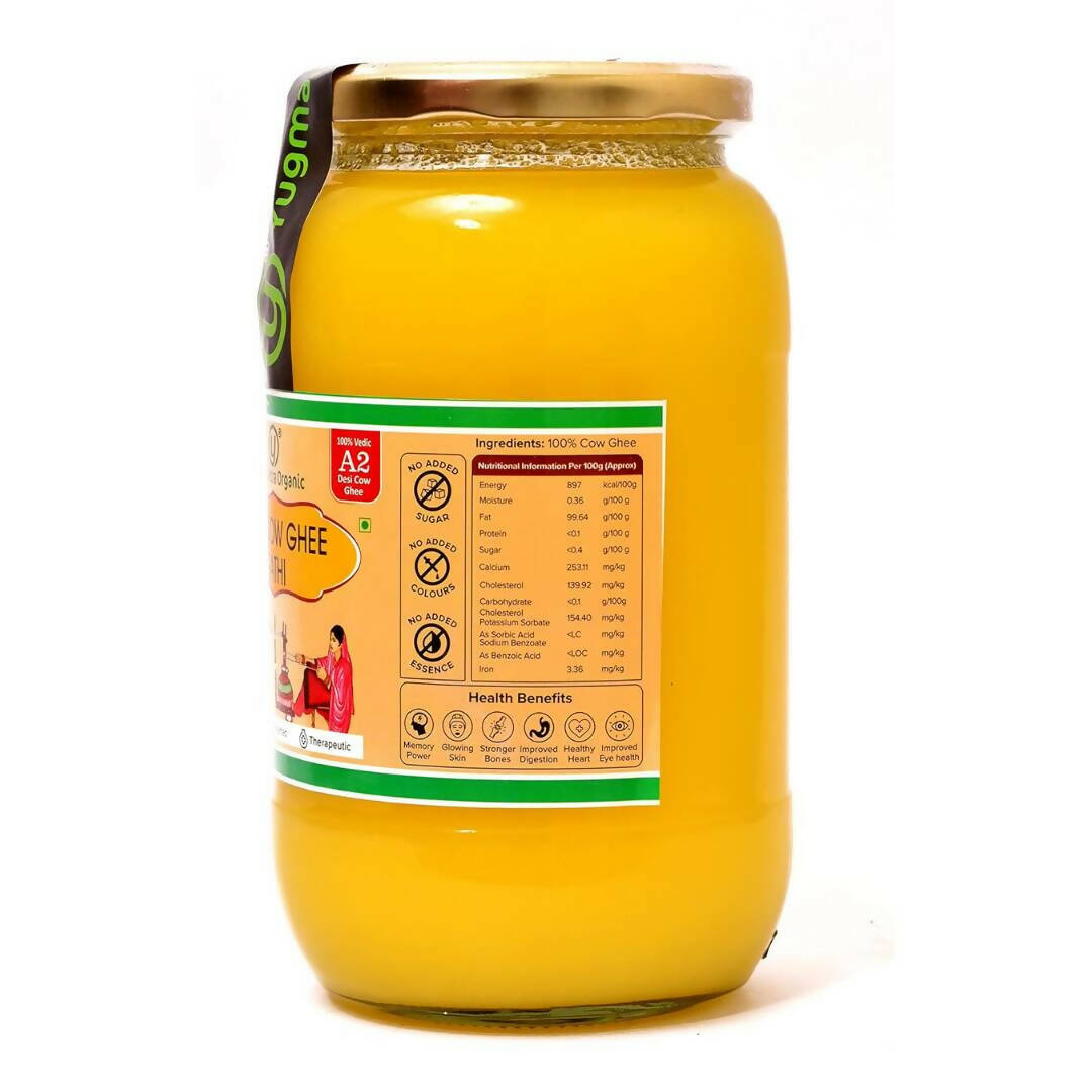 Yugmantra Organic Desi Cow Ghee Rathi | Home Made | Traditional Bilona Method | Curd-Churned | Natural, Pure & Healthy Ghee - Swadesiicart