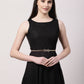 NVR Women Circular Gold-Polished Stretchable Metal Belt | Swadesiicart