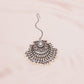 Oversized Diamond Maang Tikka- Ruby Raang | Swadesiicart