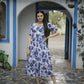 Aayaa Designer Printed One Piece Dress - Multi Color