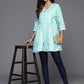 Ahalyaa Women's Traditional wear Tunic - Blue | Swadesiicart