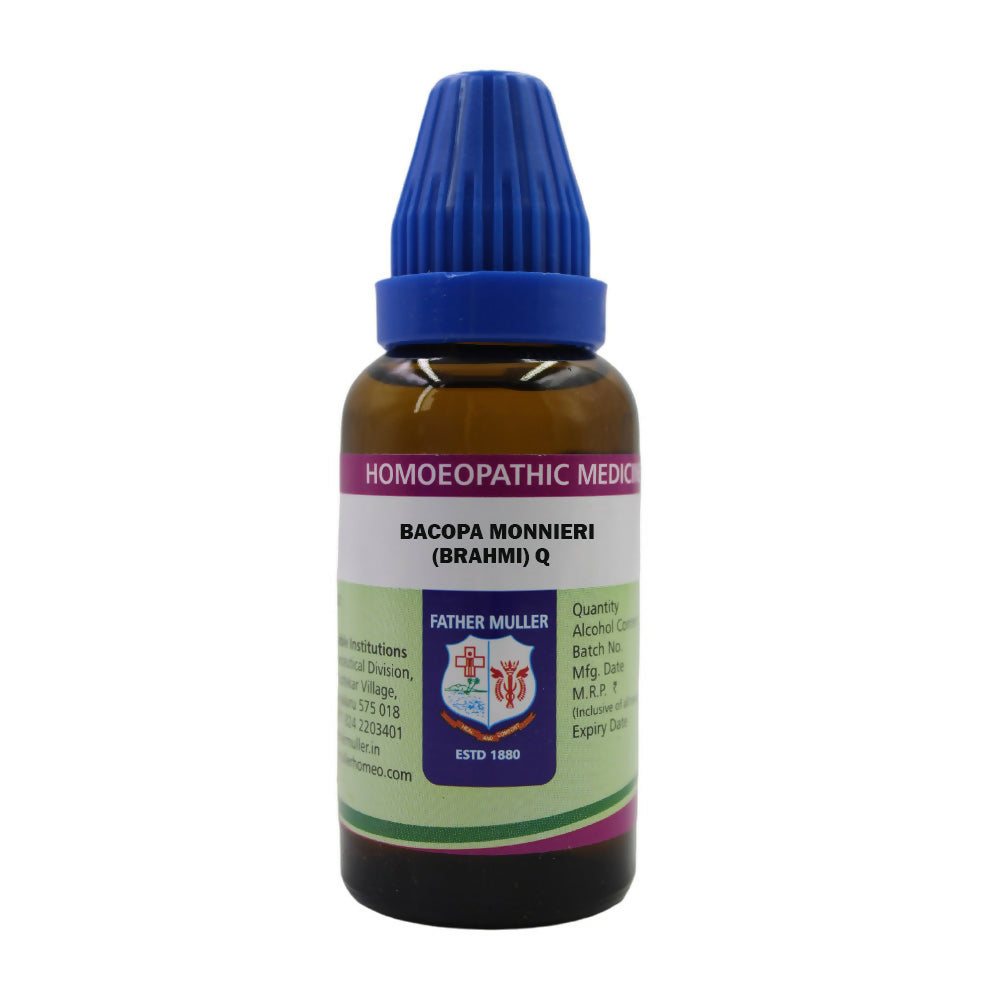 Father Muller Bacopa Monnieri (Brahmi) Mother Tincture Q | Swadesiicart