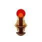 eCraftIndia Brown Textured Wooden Pooja Shelf | Swadesiicart