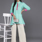 Ahalyaa Women's Traditional wear Tunic - Blue | Swadesiicart