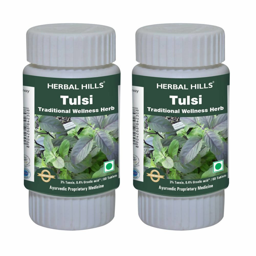 Herbal Hills Tulsi Traditional Wellness Herb Tablets | Swadesiicart