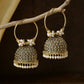 NVR Women Gold Toned Contemporary Jhumkas Earrings | Swadesiicart
