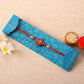 Sleek American Diamond Rakhi And Soan Papdi | Swadesiicart