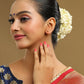 Ruby Raang Golden Square Studs | Swadesiicart