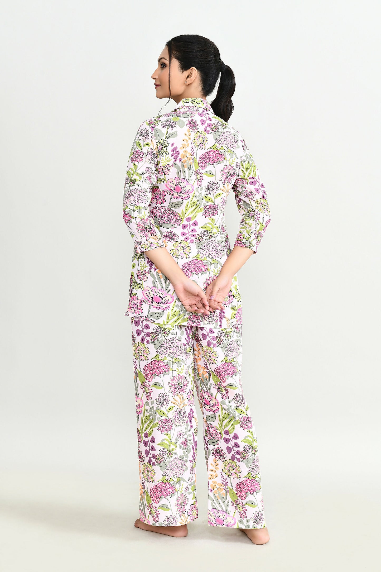 Joban Fashion Beautiful White Cotton Cod Set - Swadesiicart
