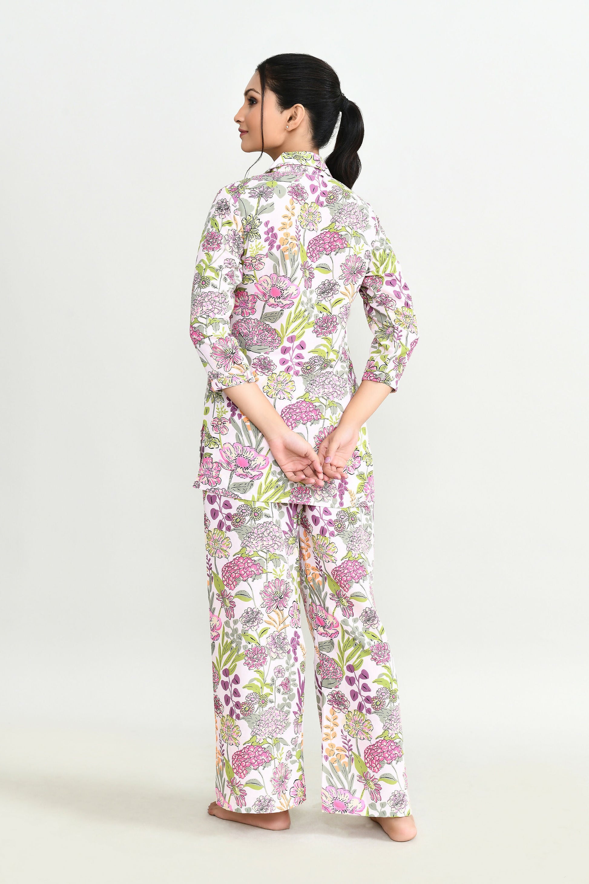 Joban Fashion Beautiful White Cotton Cod Set - Swadesiicart