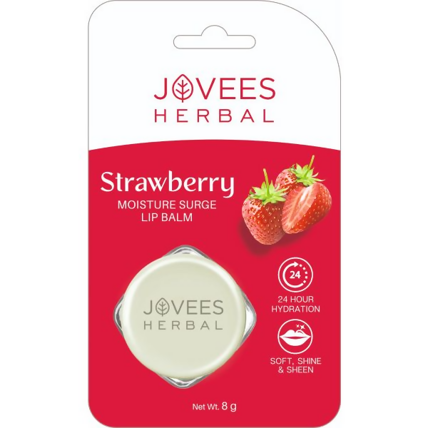 Jovees Strawberry Moisture Surge Lip Balm - Swadesiicart