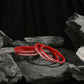 Afast Elegant Bridal & Wedding Party Fashion Bangle/Kada Set, Red And Green, Glass, Pack Of 8 Model No- A38 - Swadesiicart