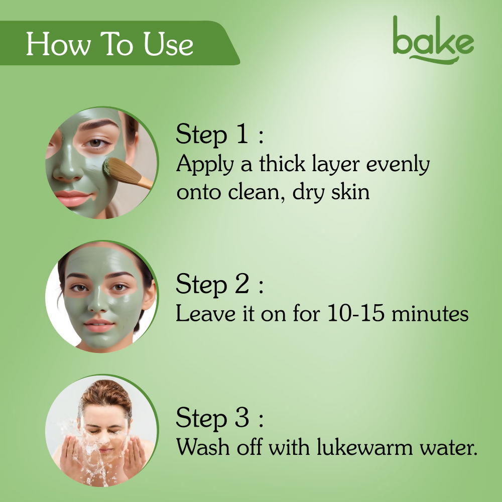Bake Kiss The Frog Anti Acne Clay Mask With 2% Salicylic Acid & Niacinamide | Swadesiicart