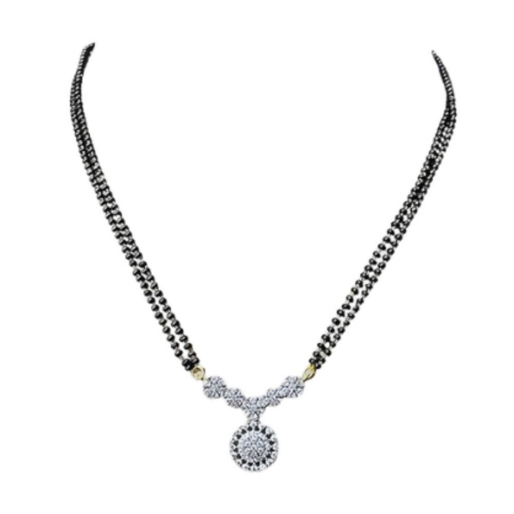 Wynona American Diamond Short Mangalsutra - Swadesiicart