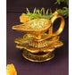 Spillbox Gold-Toned Brass Aishwarya Diya Pooja Essential | Swadesiicart