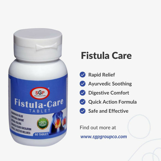SGP Ayurvedic Fistula- Care Tablets - Swadesiicart