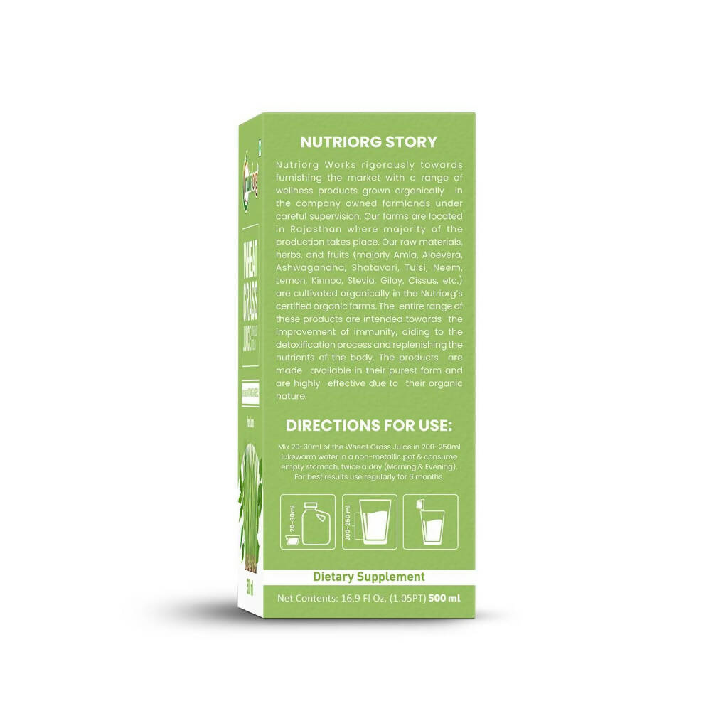 Nutriorg Wheatgrass Juice | Swadesiicart