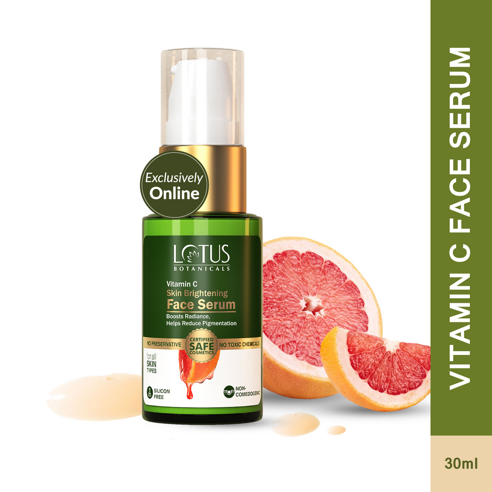 Lotus Botanicals Vitamin C Skin Brightening Face Serum | Swadesiicart