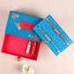 Set of 2 Fancy Pastel Rakhi and Kaju Katli Box | Swadesiicart