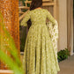 Aayaa Designer Cotton Silk Suit - Pista Green