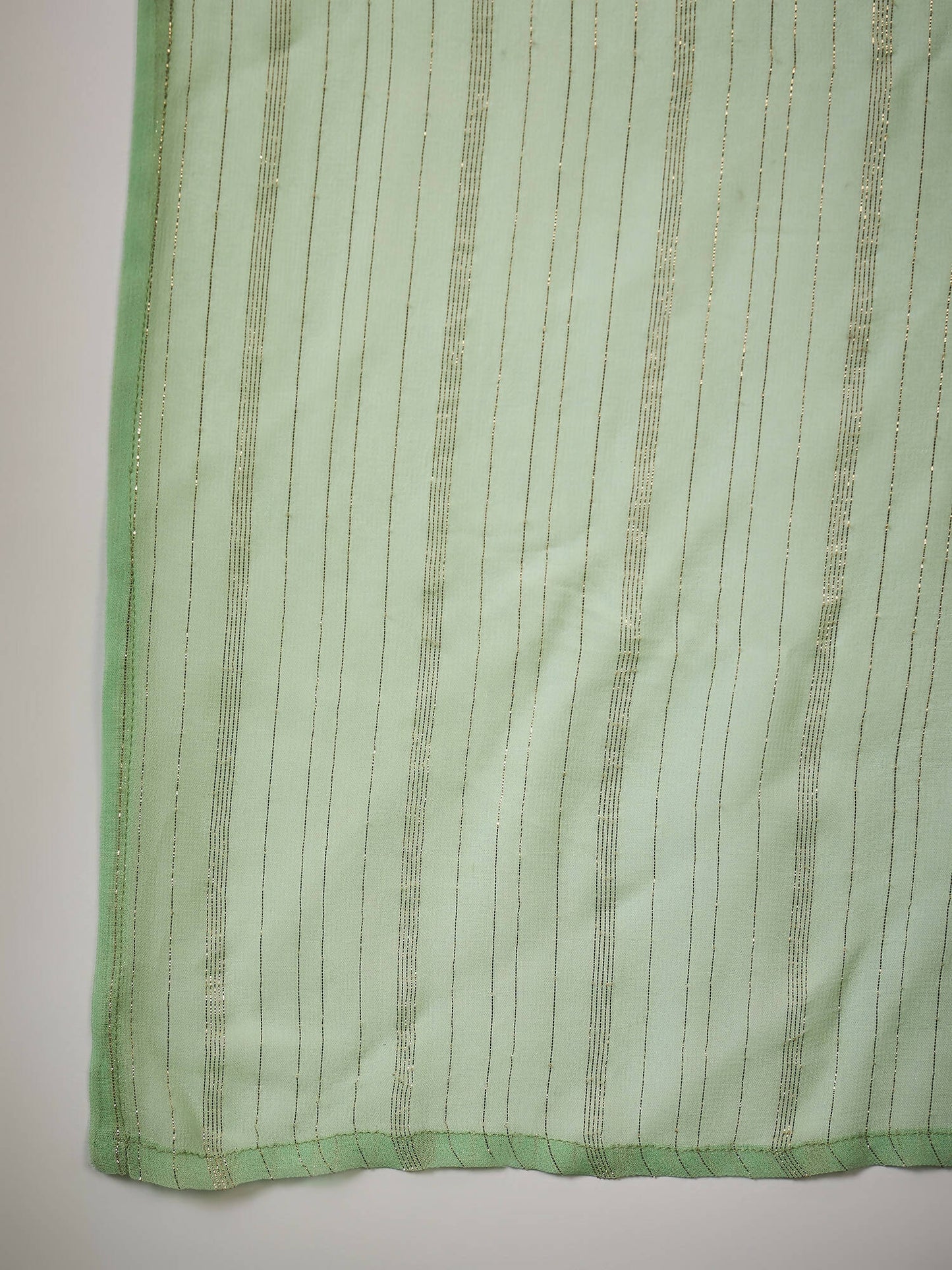 Sea Green Georgette Handwork Unstitched Dress Material - Hanika | Swadesiicart
