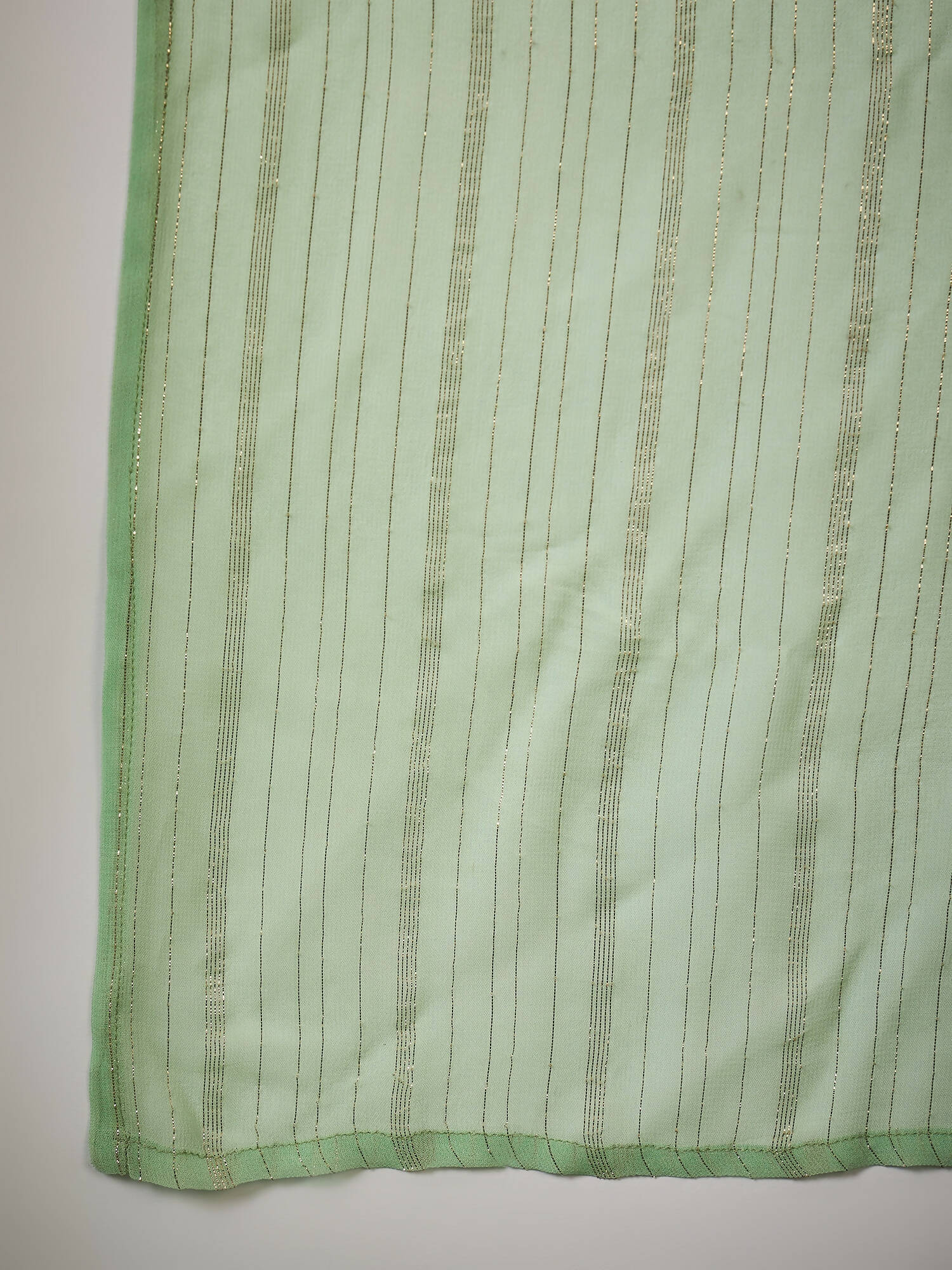 Sea Green Georgette Handwork Unstitched Dress Material - Hanika | Swadesiicart