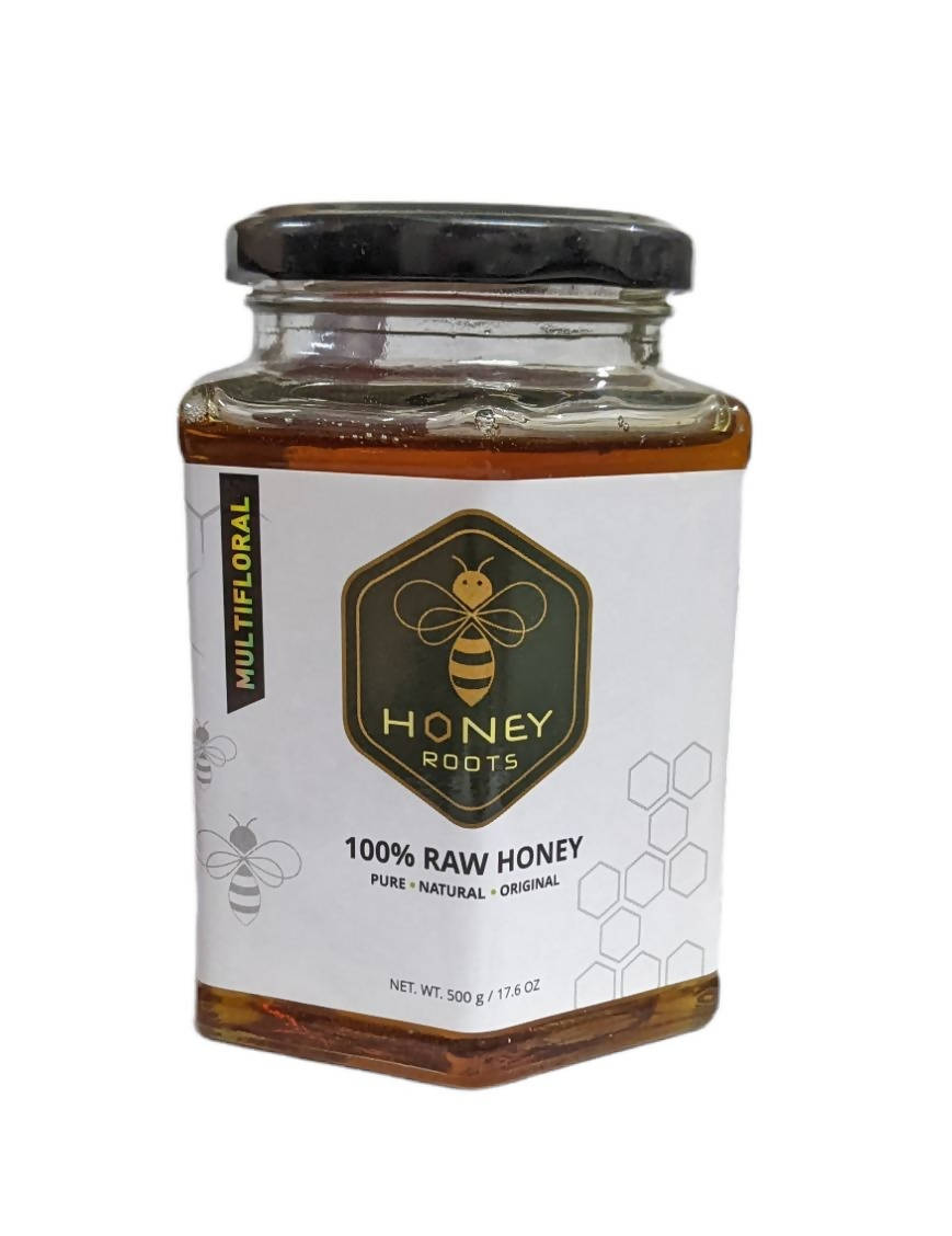 Honey Roots Multifloral Raw Honey - Swadesiicart
