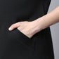 Even Apparels Black Polywool Open Front Women's Long Coat | Swadesiicart