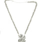 Mominos Fashion Johar Kamal Oxidised Silver-Plated Brass Finish Radha Kishan Long Necklace For Women | Swadesiicart